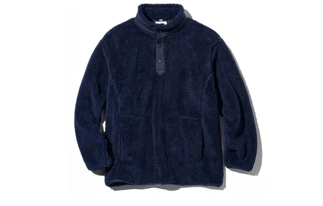 UNIQLO X White Mountaineering Fleece Oversized Longsleeve Pullover