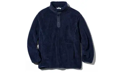 UNIQLO X White Mountaineering Fleece Oversized Longsleeve Pullover