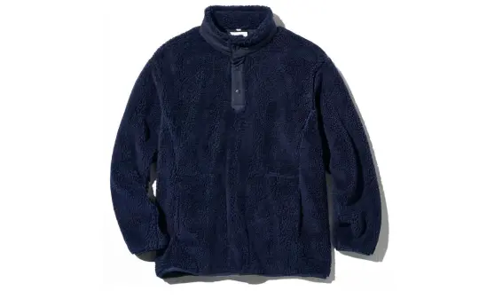UNIQLO X White Mountaineering Fleece Oversized Longsleeve Pullover