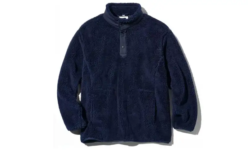 UNIQLO X White Mountaineering Fleece Oversized Longsleeve Pullover