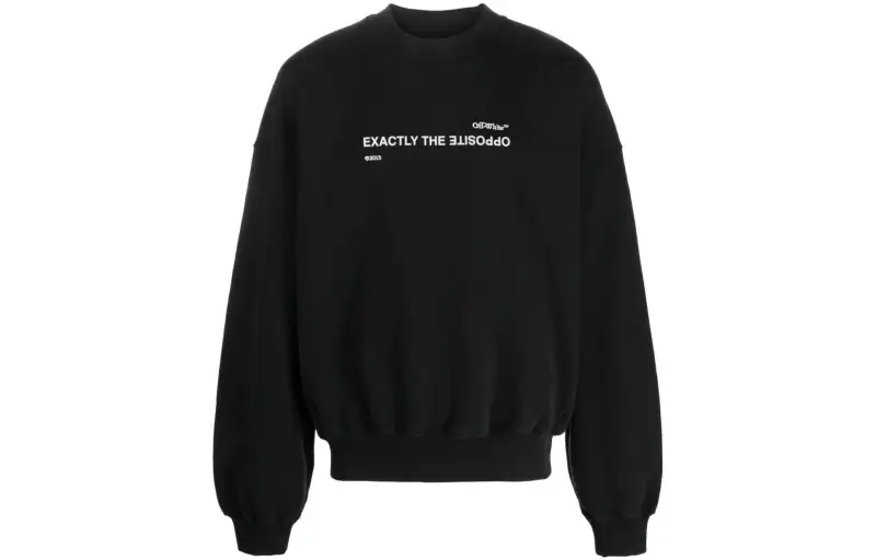 OFF WHITE Slogan print Sweatshirt