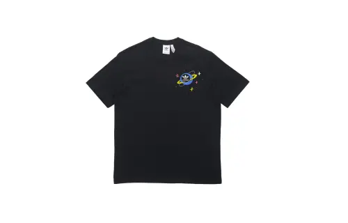 Adidas Originals Trefoil T Shirt Men's Black Blue Yellow