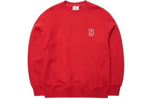 MLB Base Logo Sweatshirt Unisex Red