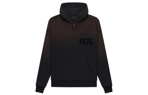Fear Of God Seventh Collection Long Sleeve Half Zip Hoodie