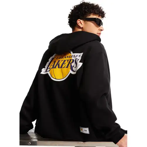 [Hooded cardigan sweatshirt] JACK JONES Jack Jones x NBA JACK&JONES x Lakers NBA, JACK&JONES x Warriors NBA Los Angeles Lakers Golden State Warriors cap print hoodie jacket sweatshirt, same style for men and women
