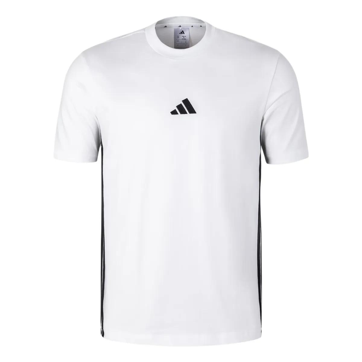 Adidas Essential SINGLE JERSEY T Shirt Men's White/Black