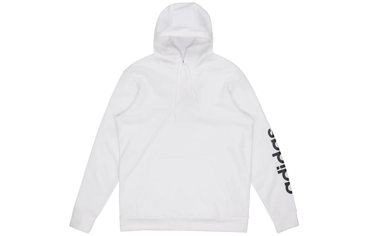 Adidas Sweatshirts Men's White Hooded Moderate Regular