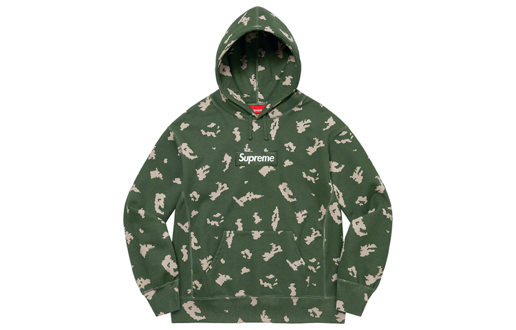 Худи Supreme Week 16 Box Logo Hooded Sweatshirt (серое)