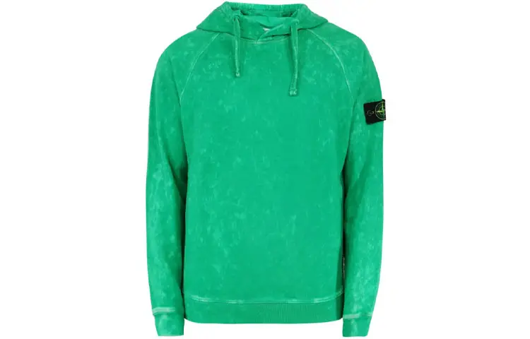 STONE ISLAND Sweatshirts Men's Green Hooded Moderate Regular