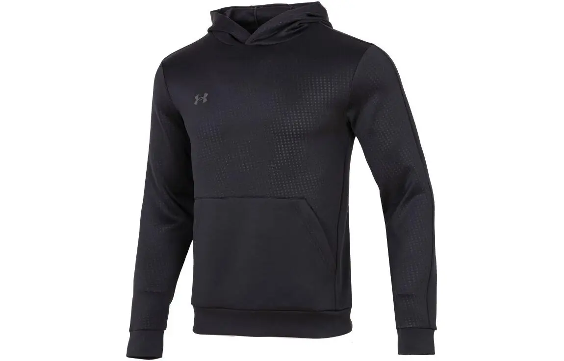 Under Armour Sweatshirts Men's Black Hooded Moderate Regular