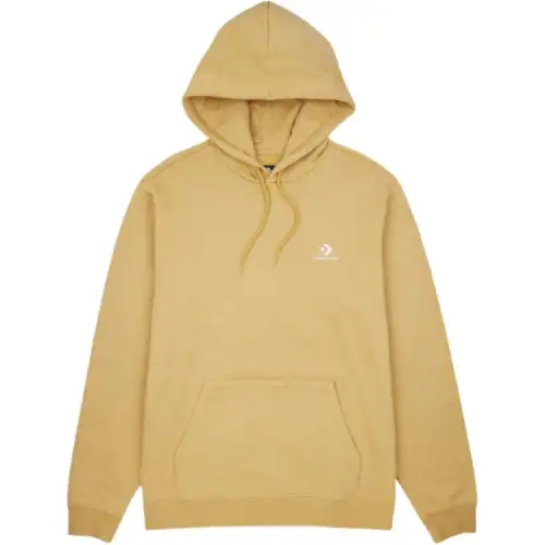 Converse Go To Sweatshirts Unisex Beige Hooded Moderate Regular