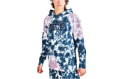 Vans Sweatshirts Men's Blue Hooded Moderate Regular