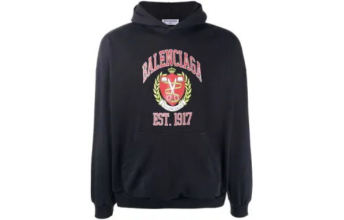 Balenciaga Sweatshirt Loose Fit Unisex Dark Blue