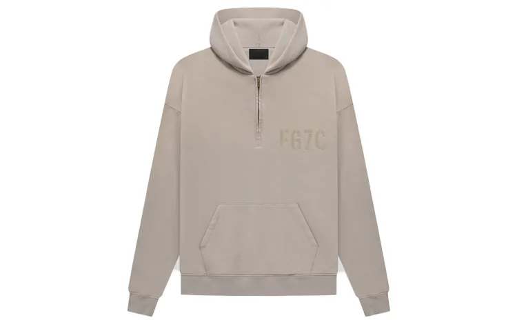 Fear Of God Seventh Collection Long Sleeve Half Zip Hoodie