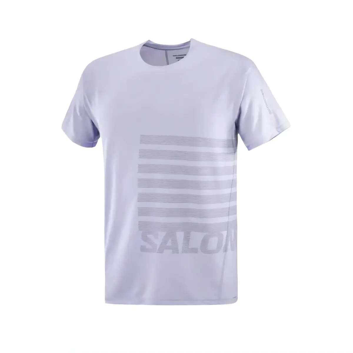 SALOMON SENSE AEROGRAPHIC T Shirt Men's Sky Blue Purple