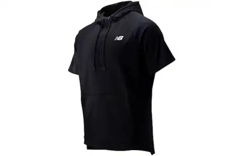 New Balance BP Sweatshirts Men's Black Hooded Moderate Regular