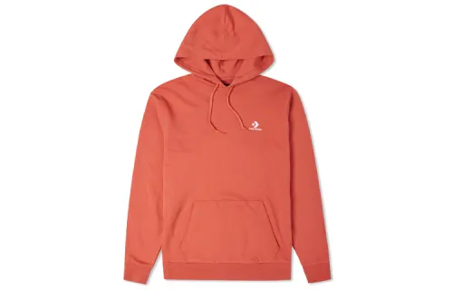 Converse Sweatshirts Men's Brown Red Hooded Moderate Regular