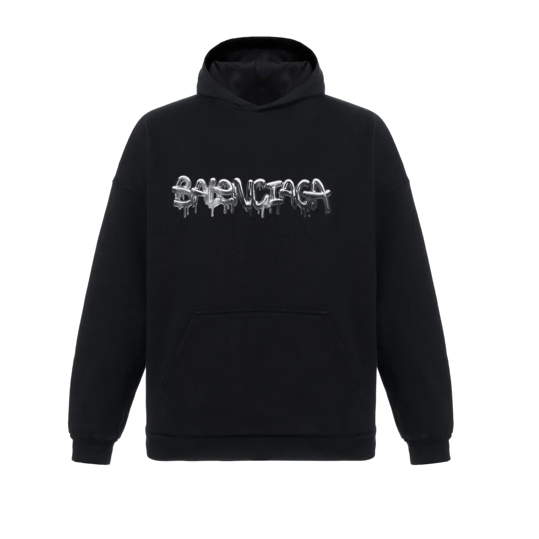 Balenciaga Wide Fit Slime Hoodie