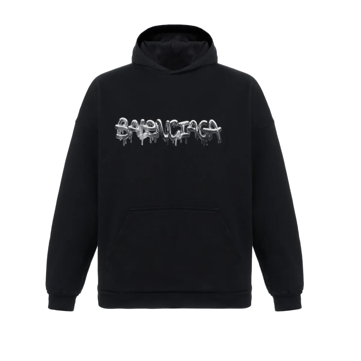 Balenciaga SS22 Sweatshirt Loose Fit Men's Black