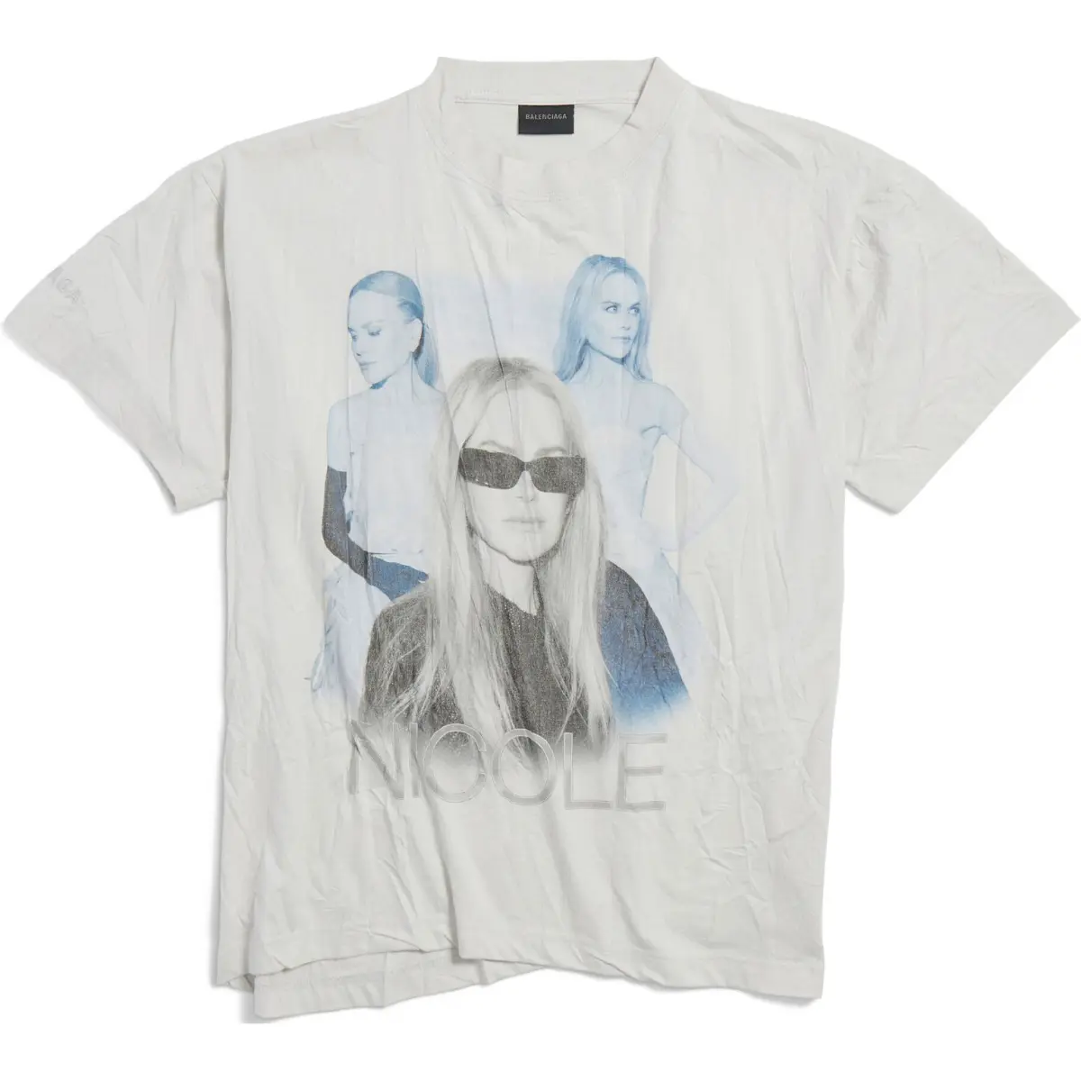 Balenciaga FW25 T Shirt Regular Fit Unisex White