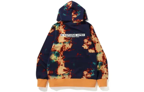 Bape Tie Dye Pullover Hoodie