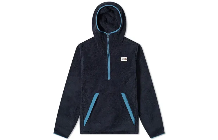 THE NORTH FACE Sweatshirts Men's Blue Hooded Moderate Regular