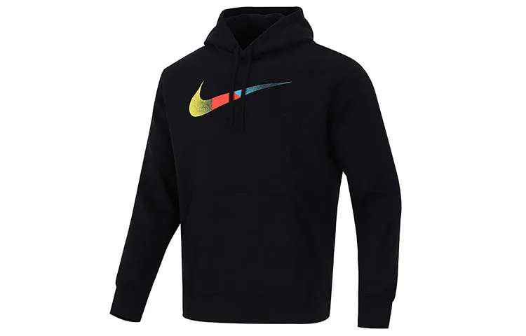 Nike Sweatshirts Men's Black Hooded Moderate Regular