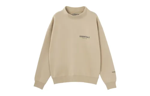 Fear Of God Essentials Ssense Exclusive Mock Neck Sweatshirt