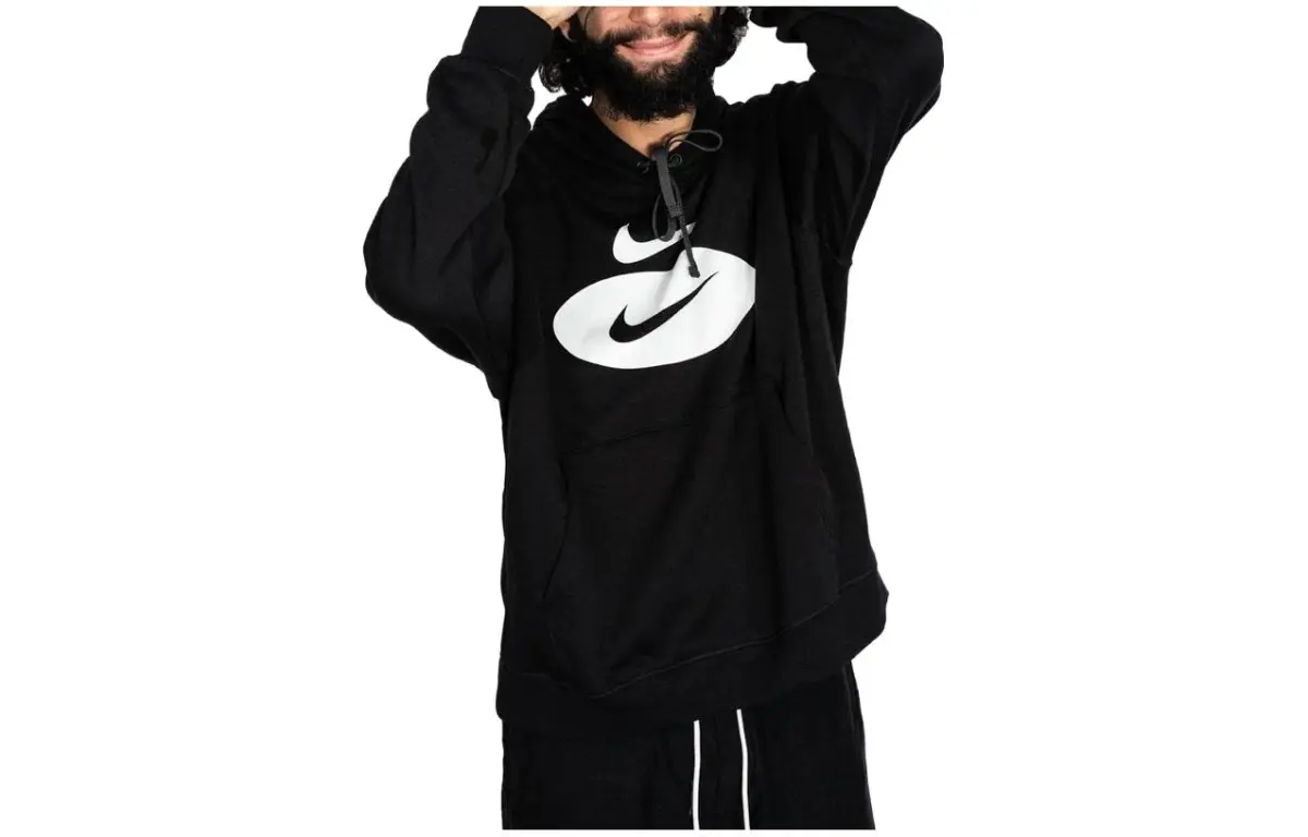 Nike Sweatshirts Men's Black Hooded Moderate Other