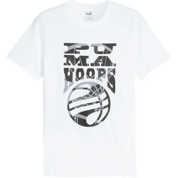 PUMA THE HOOPER T Shirt Men's White