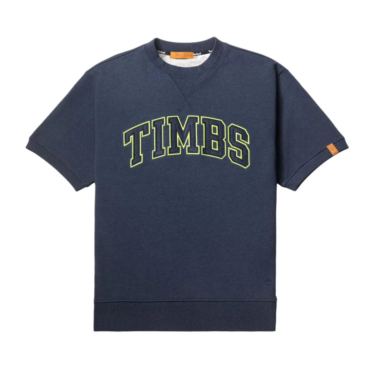 Timberland T-Shirts Men's Blue Crew Neck Moderate