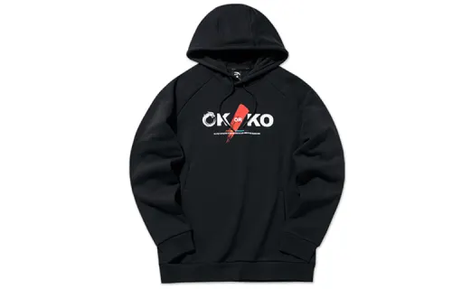 ANTA Variety Training Collection Sweatshirts Men's Black Hooded Moderate Regular