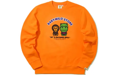 A BATHING APE Sweatshirts Men's Crew Neck Moderate Regular