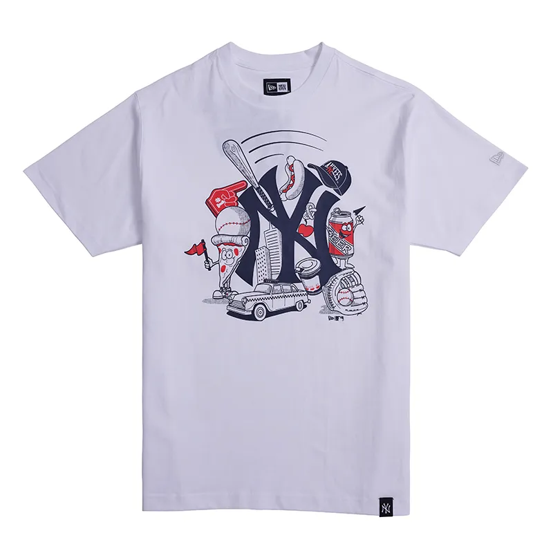 New Era x MLB T-Shirt Unisex White