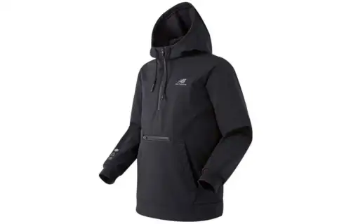 New Balance Sweatshirts Unisex Black Hooded Thickened Other