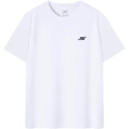 Skechers T Shirt Unisex Mist White