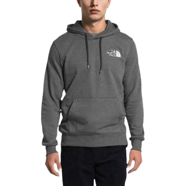 THE NORTH FACE Sweatshirts Men's Gray Hooded Moderate Straight Fit