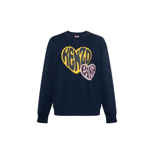 KENZO Logo Printed Long Sleeved T Shirt