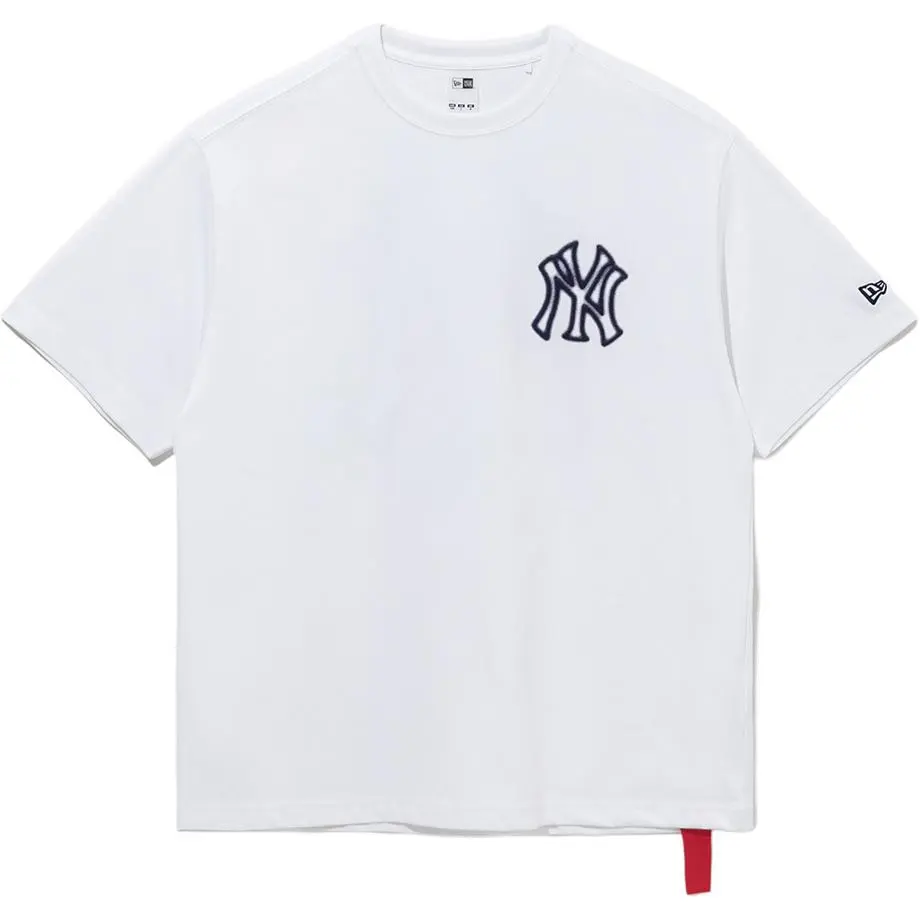 New Era x MLB T Shirt, Trendy And Versatile Men's White