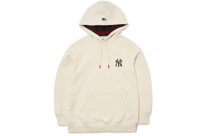 MLB Sweatshirts Unisex White Hooded Moderate Regular