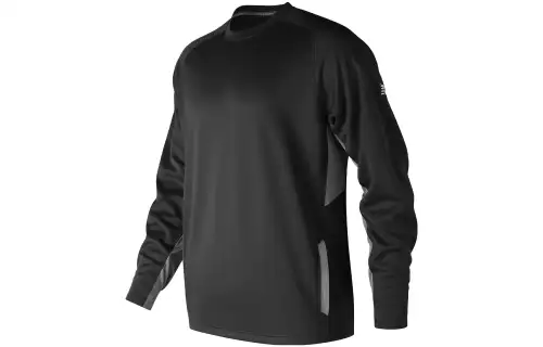 New Balance BASEBALL PULLOVER 2.0 Sweatshirts Men's Black Crew Neck Moderate Other
