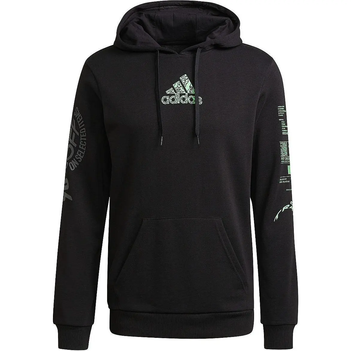 Adidas Sweatshirts Men's Black Hooded Moderate Other