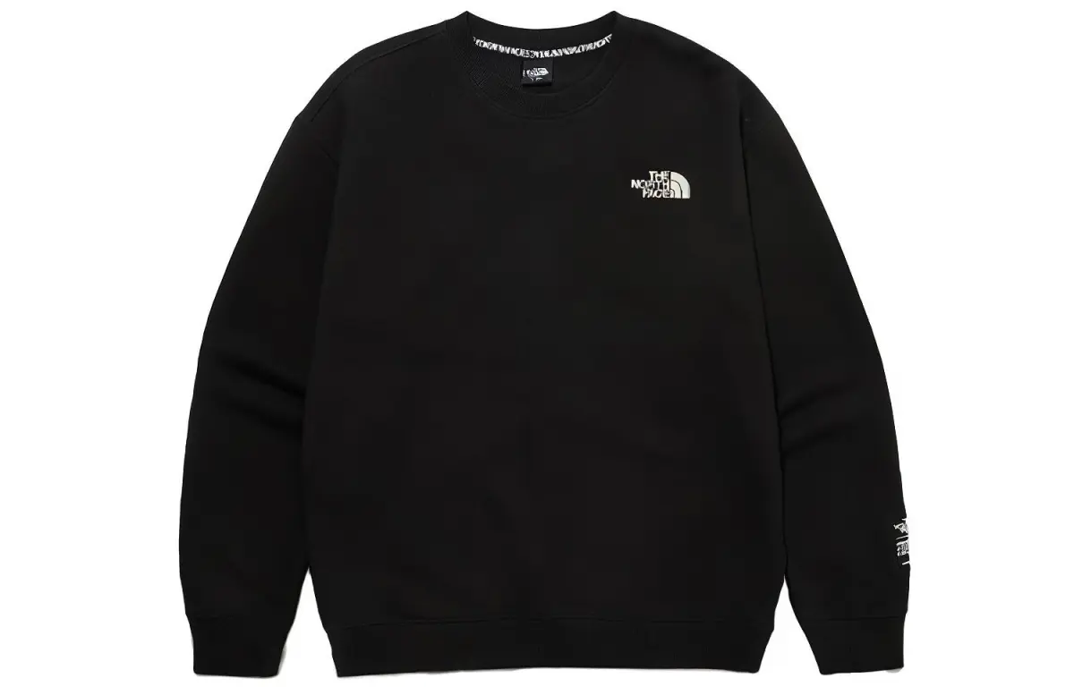 THE NORTH FACE Sweatshirts Unisex Black Crew Neck Moderate Other