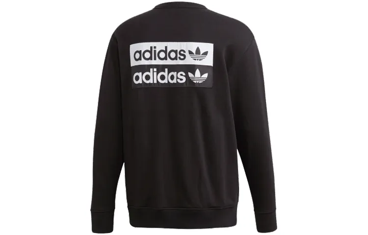 Adidas Originals Sweatshirts Men's Black Crew Neck Moderate Regular