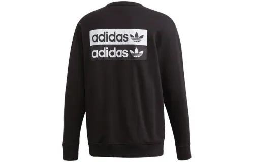 Adidas Originals Sweatshirts Men's Black Crew Neck Moderate Regular