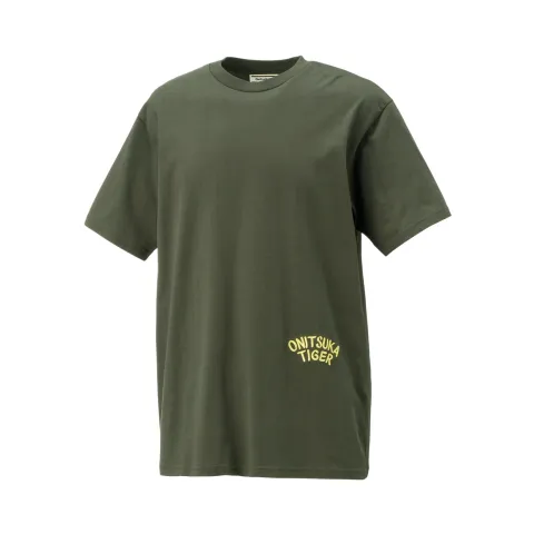 Onitsuka Tiger T Shirt Unisex Green