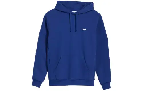 Adidas Originals Sweatshirts Unisex Blue Hooded Moderate Regular