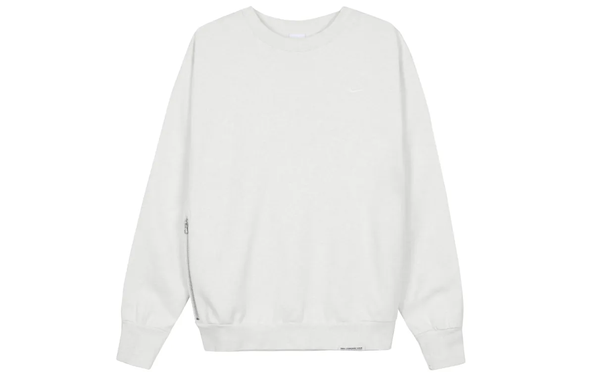 Nike Sweatshirts Men's Light Ivory White Crew Neck Moderate Other