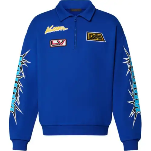 LOUIS VUITTON FW23 Sweatshirt Men's Blue