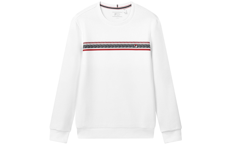 FILA Sweatshirts Men's Standard White Crew Neck Moderate Regular